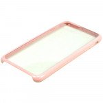 Wholesale iPhone 8 Plus / 7 Plus Pro Slim Clear Hard Color Bumper Case (Pink)